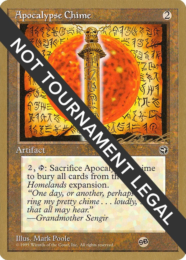 Image for Apocalypse Chime - 1996 Leon Lindback (HML) (SB) [World Championship Decks] - Magic: The Gathering