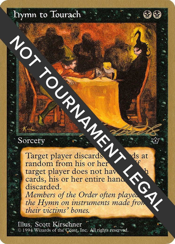 Image for Hymn to Tourach (Table) - 1996 Leon Lindback (FEM) [World Championship Decks] - Magic: The Gathering