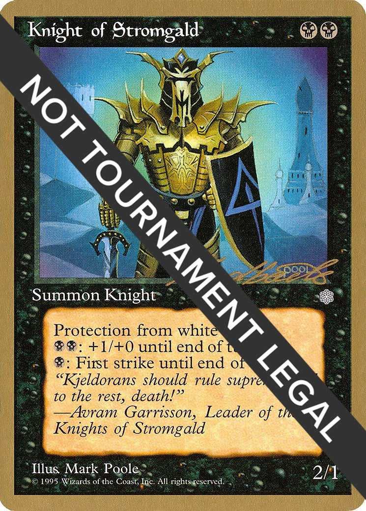 Image for Knight of Stromgald - 1996 Leon Lindback (ICE) [World Championship Decks] - Magic: The Gathering