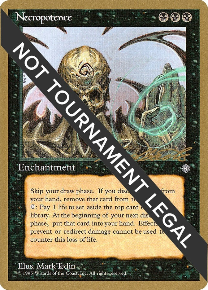 Image for Necropotence - 1996 Leon Lindback (ICE) [World Championship Decks] - Magic: The Gathering