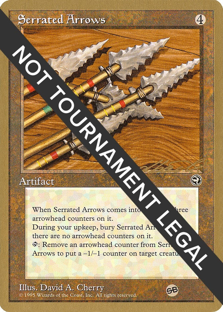 Image for Serrated Arrows - 1996 Leon Lindback (HML) (SB) [World Championship Decks] - Magic: The Gathering