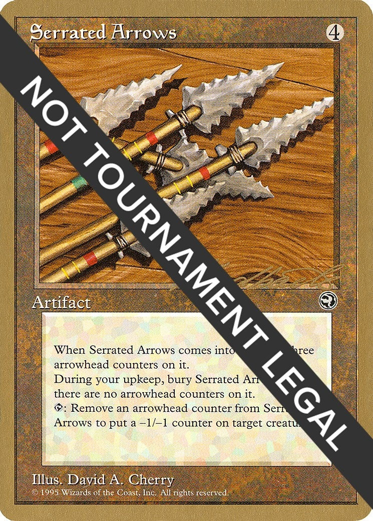 Image for Serrated Arrows - 1996 Leon Lindback (HML) [World Championship Decks] - Magic: The Gathering