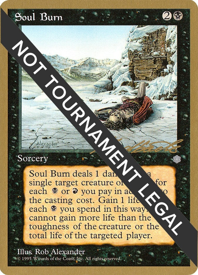 Image for Soul Burn - 1996 Leon Lindback (ICE) [World Championship Decks] - Magic: The Gathering