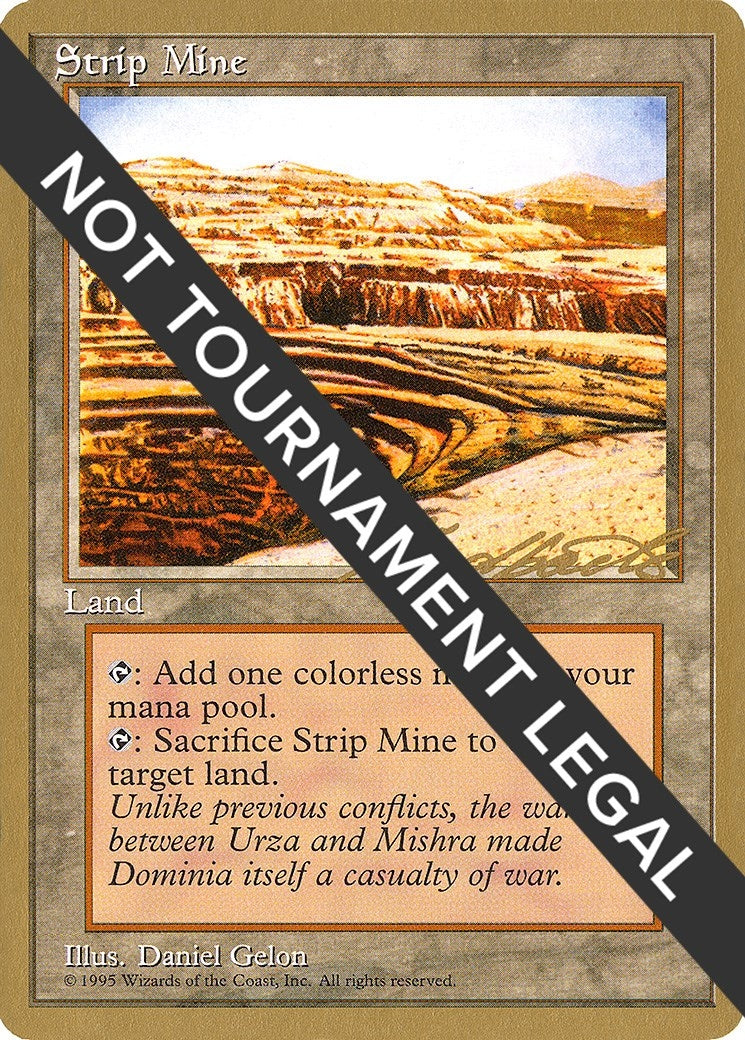 Image for Strip Mine - 1996 Leon Lindback (4ED) [World Championship Decks] - Magic: The Gathering