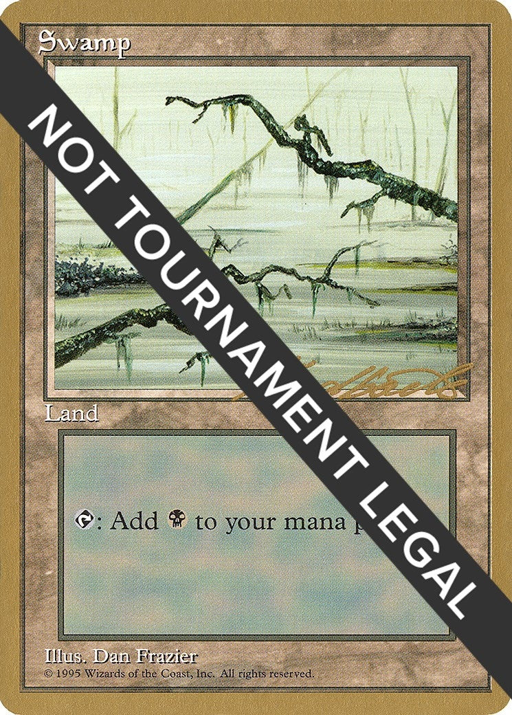 Image for Swamp (C) - 1996 Leon Lindback (4ED) [World Championship Decks] - Magic: The Gathering