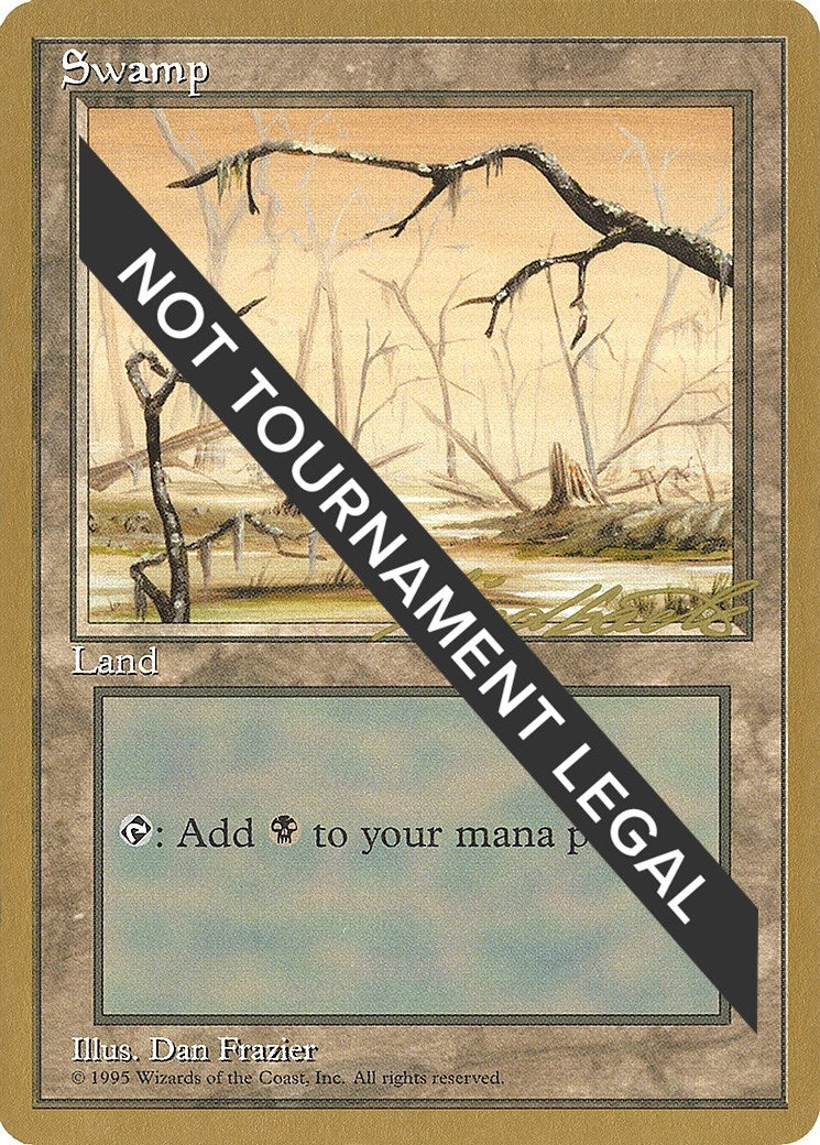 Image for Swamp (B) - 1996 Leon Lindback (4ED) [World Championship Decks] - Magic: The Gathering