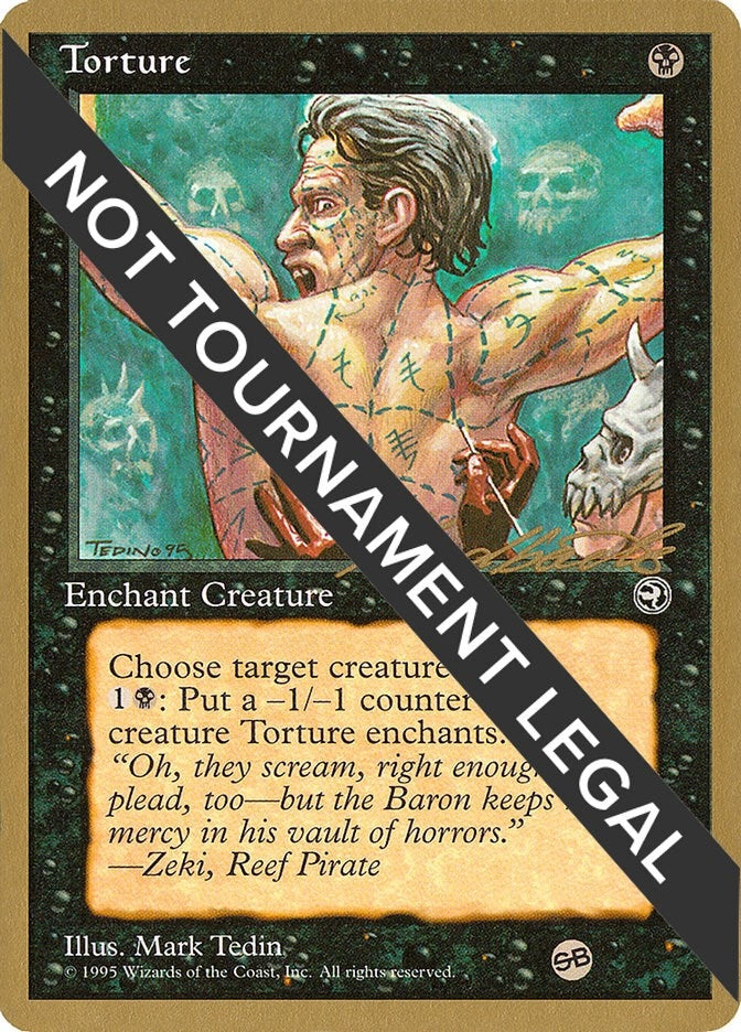 Image for Torture - 1996 Leon Lindback (HML) (SB) [World Championship Decks] - Magic: The Gathering