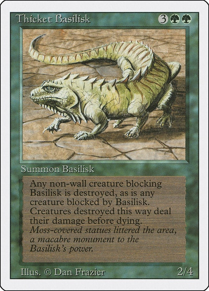Image for Thicket Basilisk [Revised Edition] - Magic: The Gathering