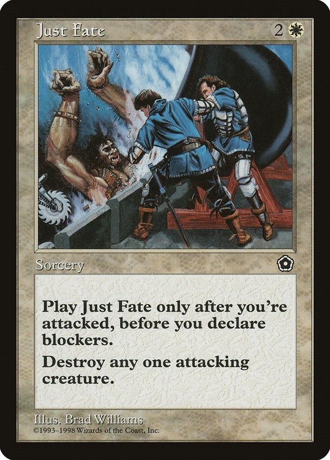 Image for Just Fate [Portal Second Age] - Magic: The Gathering