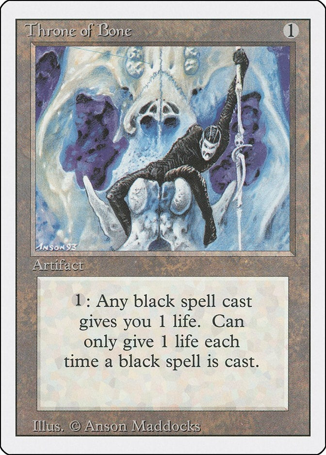 Image for Throne of Bone [Revised Edition] - Magic: The Gathering
