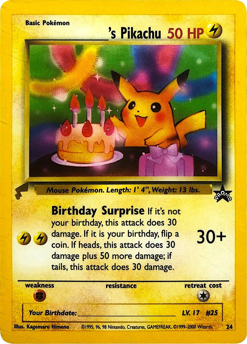 Image for ______'s Pikachu (24) [Pikachu World Collection Promos] - Pokemon