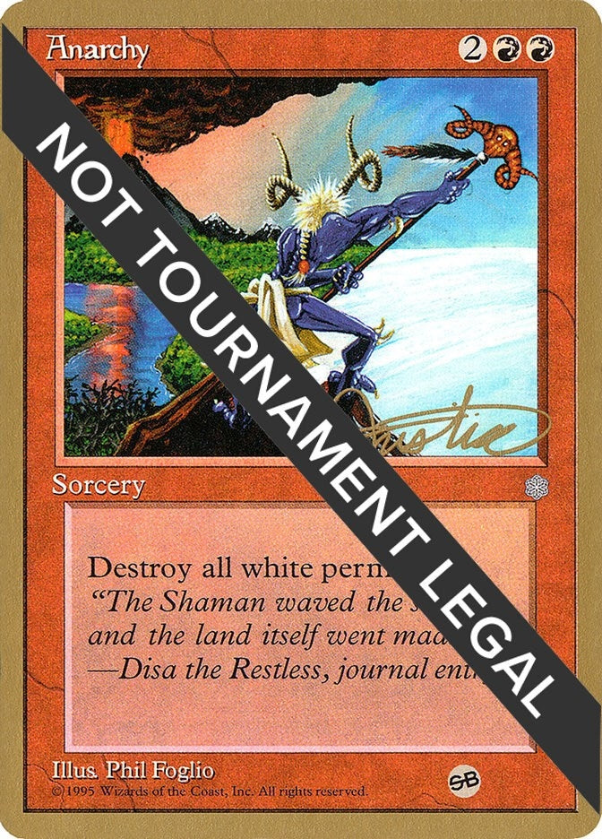 Image for Anarchy - 1996 Mark Justice (ICE) (SB) [World Championship Decks] - Magic: The Gathering