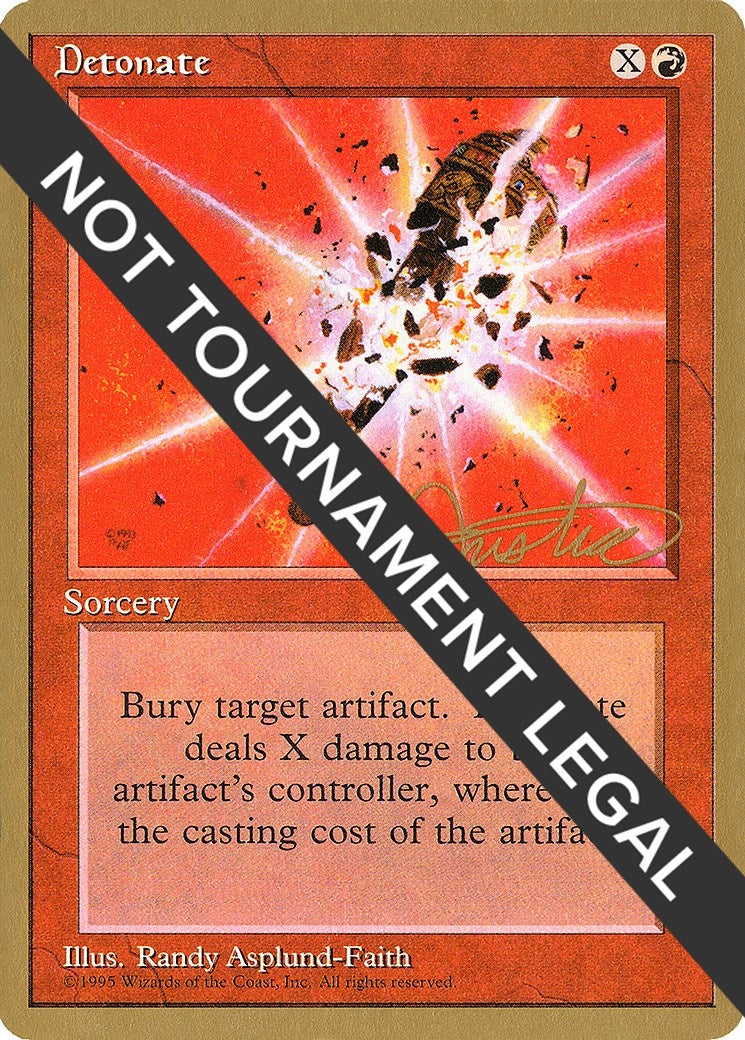 Image for Detonate - 1996 Mark Justice (4ED) [World Championship Decks] - Magic: The Gathering