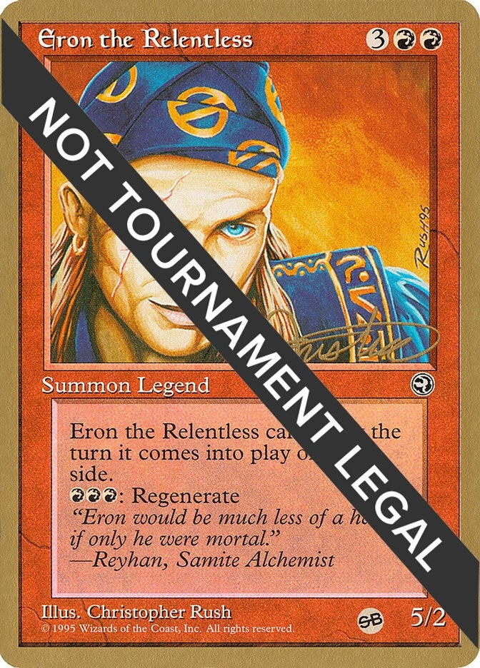 Image for Eron the Relentless - 1996 Mark Justice (HML) (SB) [World Championship Decks] - Magic: The Gathering