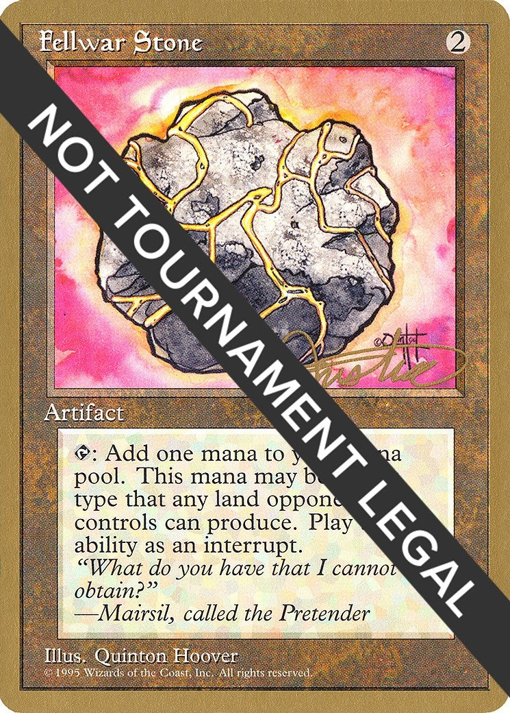 Image for Fellwar Stone - 1996 Mark Justice (4ED) [World Championship Decks] - Magic: The Gathering