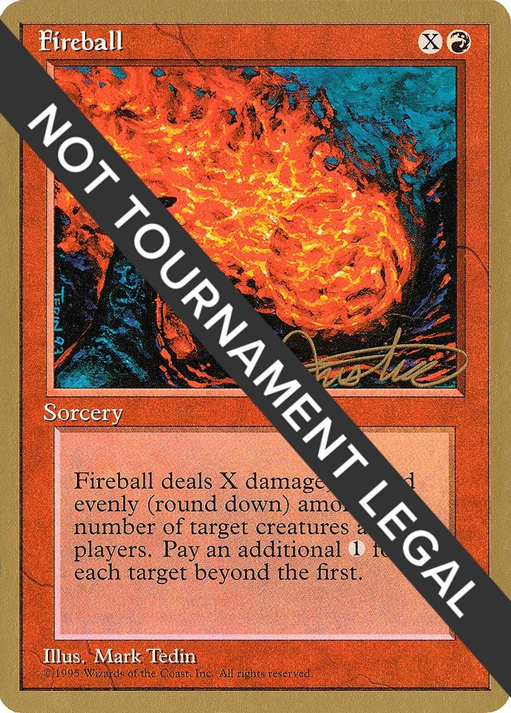 Image for Fireball - 1996 Mark Justice (4ED) [World Championship Decks] - Magic: The Gathering