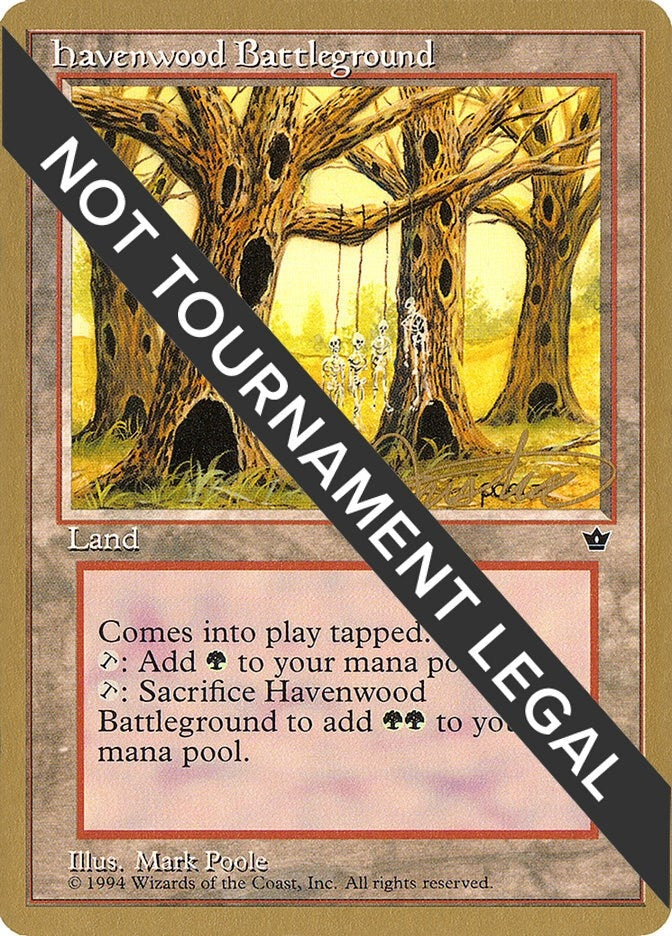 Image for Havenwood Battleground - 1996 Mark Justice (FEM) [World Championship Decks] - Magic: The Gathering