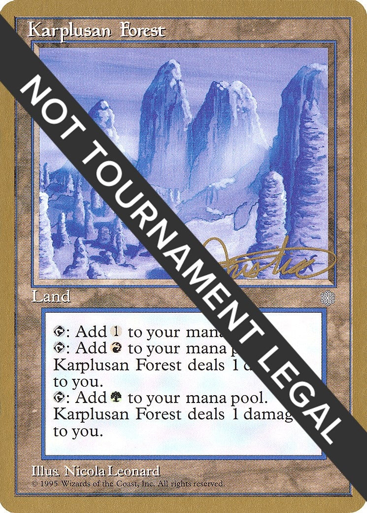 Image for Karplusan Forest - 1996 Mark Justice (ICE) [World Championship Decks] - Magic: The Gathering