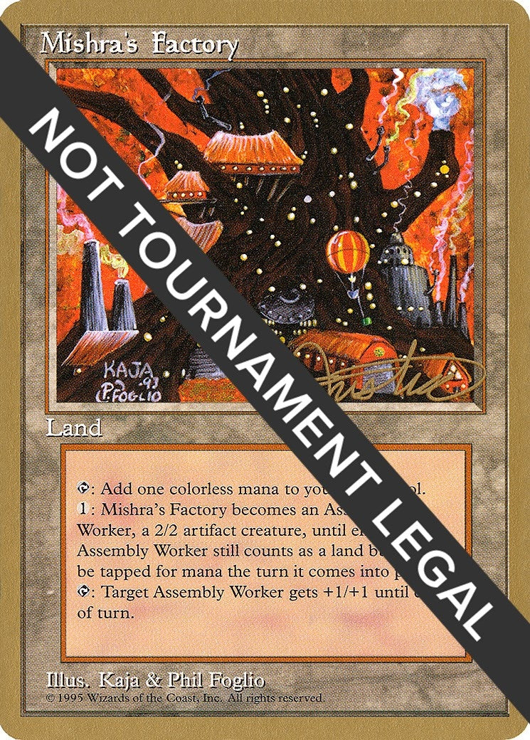 Image for Mishra's Factory - 1996 Mark Justice (4ED) [World Championship Decks] - Magic: The Gathering