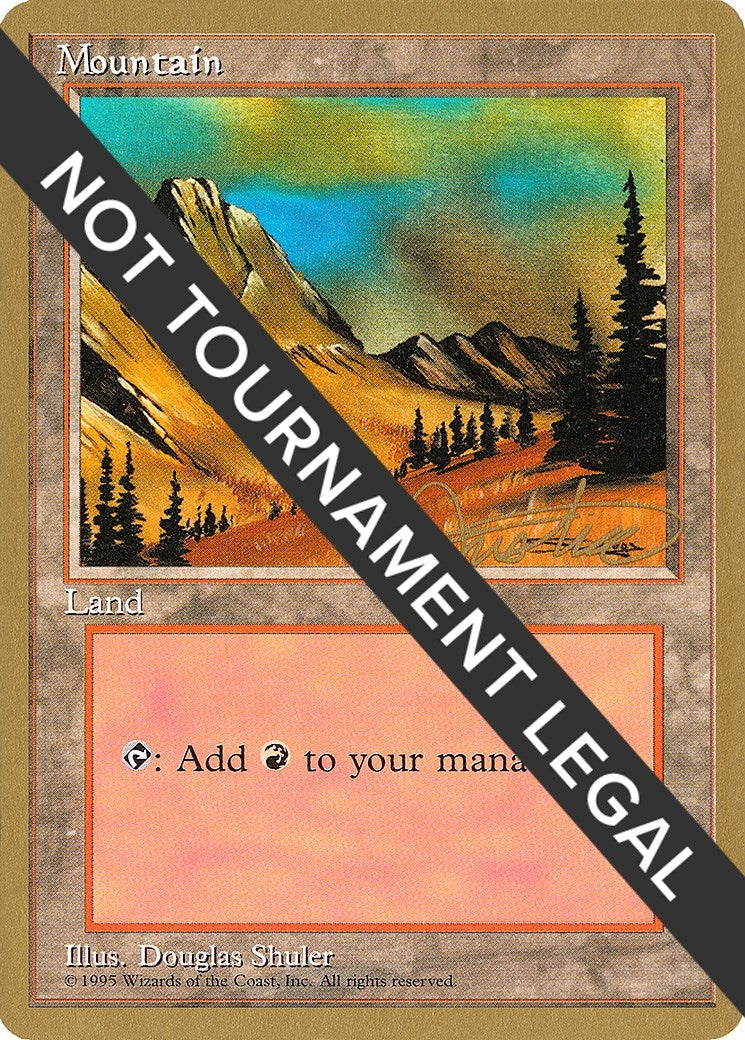 Image for Mountain (C) - 1996 Mark Justice (4ED) [World Championship Decks] - Magic: The Gathering