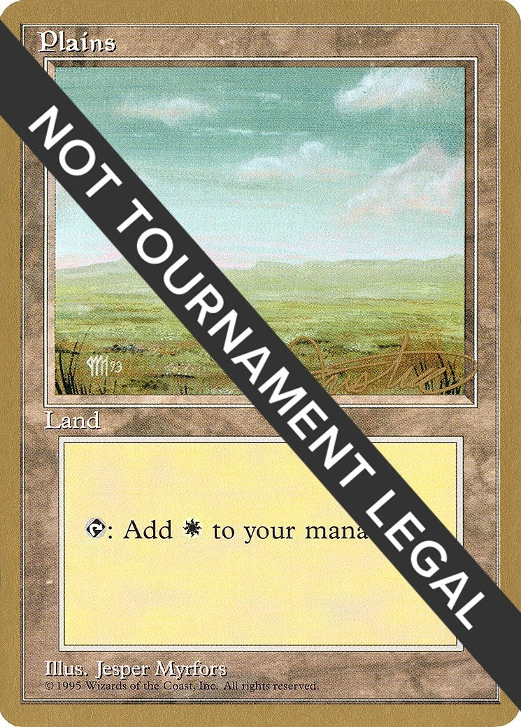 Image for Plains (C) - 1996 Mark Justice (4ED) [World Championship Decks] - Magic: The Gathering