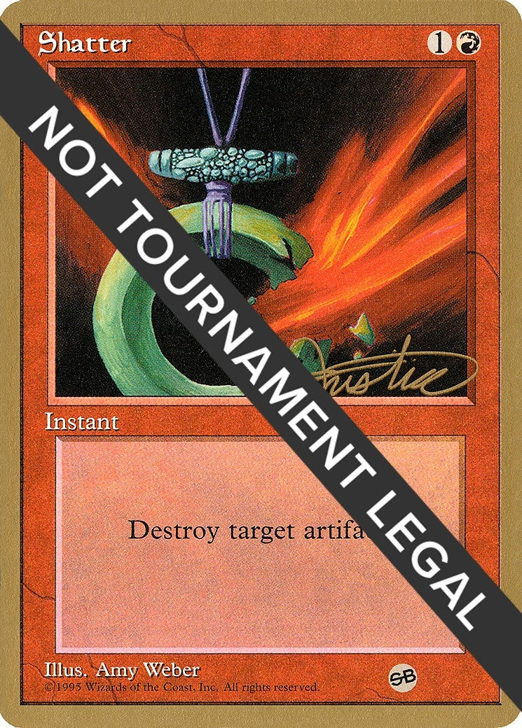 Image for Shatter - 1996 Mark Justice (4ED) (SB) [World Championship Decks] - Magic: The Gathering