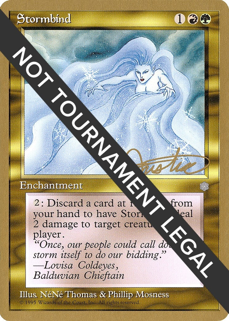 Image for Stormbind - 1996 Mark Justice (ICE) [World Championship Decks] - Magic: The Gathering
