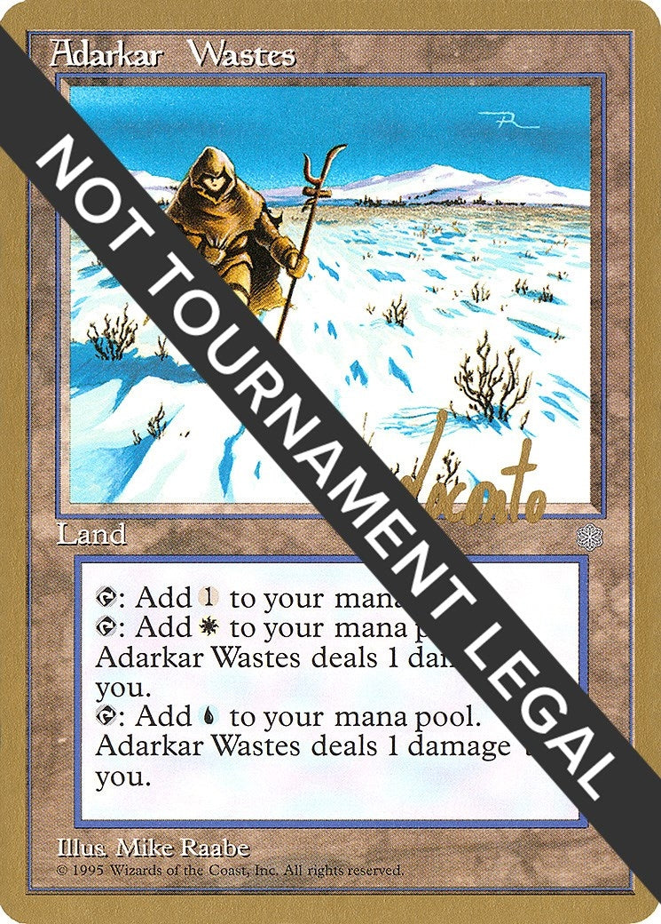 Image for Adarkar Wastes - 1996 Michael Loconto (ICE) [World Championship Decks] - Magic: The Gathering