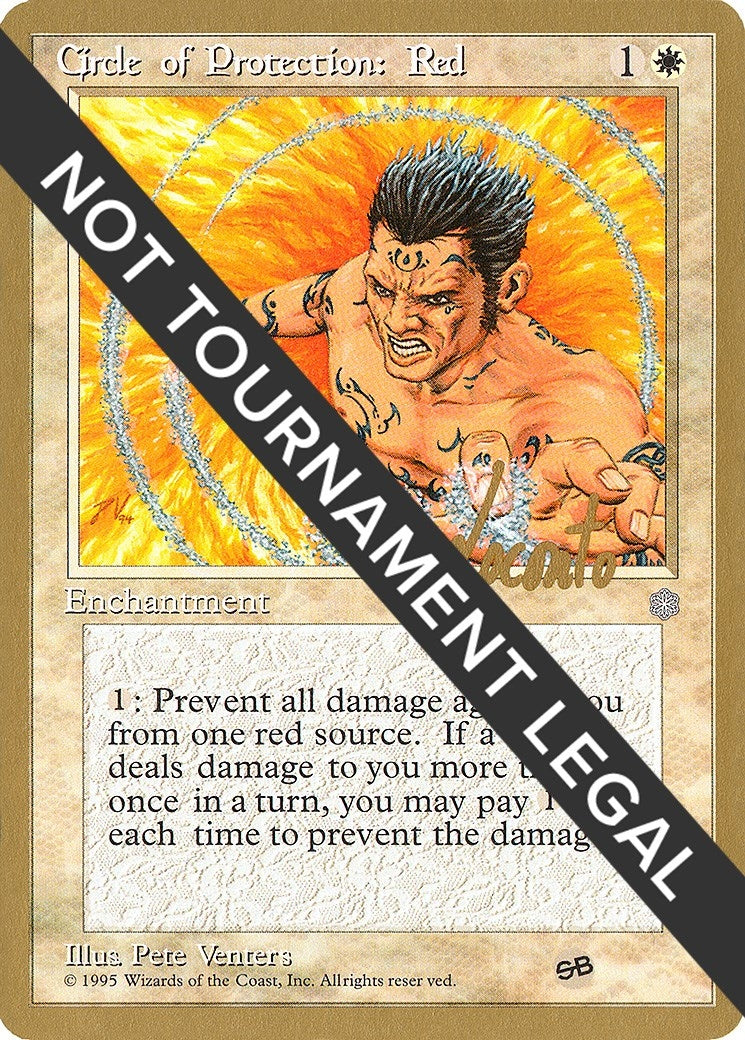 Image for Circle of Protection: Red - 1996 Michael Loconto (ICE) (SB) [World Championship Decks] - Magic: The Gathering