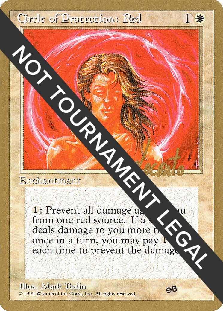 Image for Circle of Protection: Red - 1996 Michael Loconto (4ED) (SB) [World Championship Decks] - Magic: The Gathering