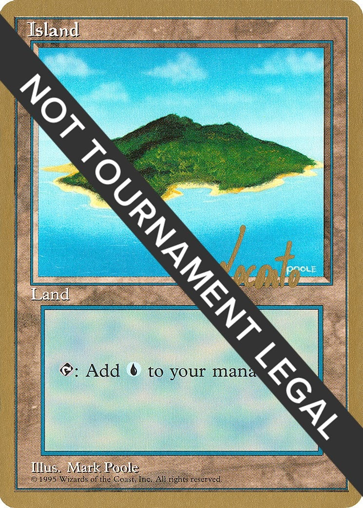 Image for Island (B) - 1996 Michael Loconto (4ED) [World Championship Decks] - Magic: The Gathering