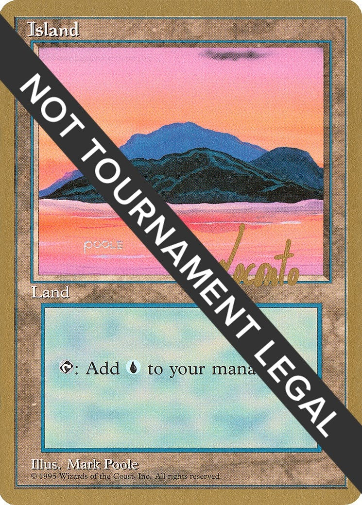 Image for Island (C) - 1996 Michael Loconto (4ED) [World Championship Decks] - Magic: The Gathering