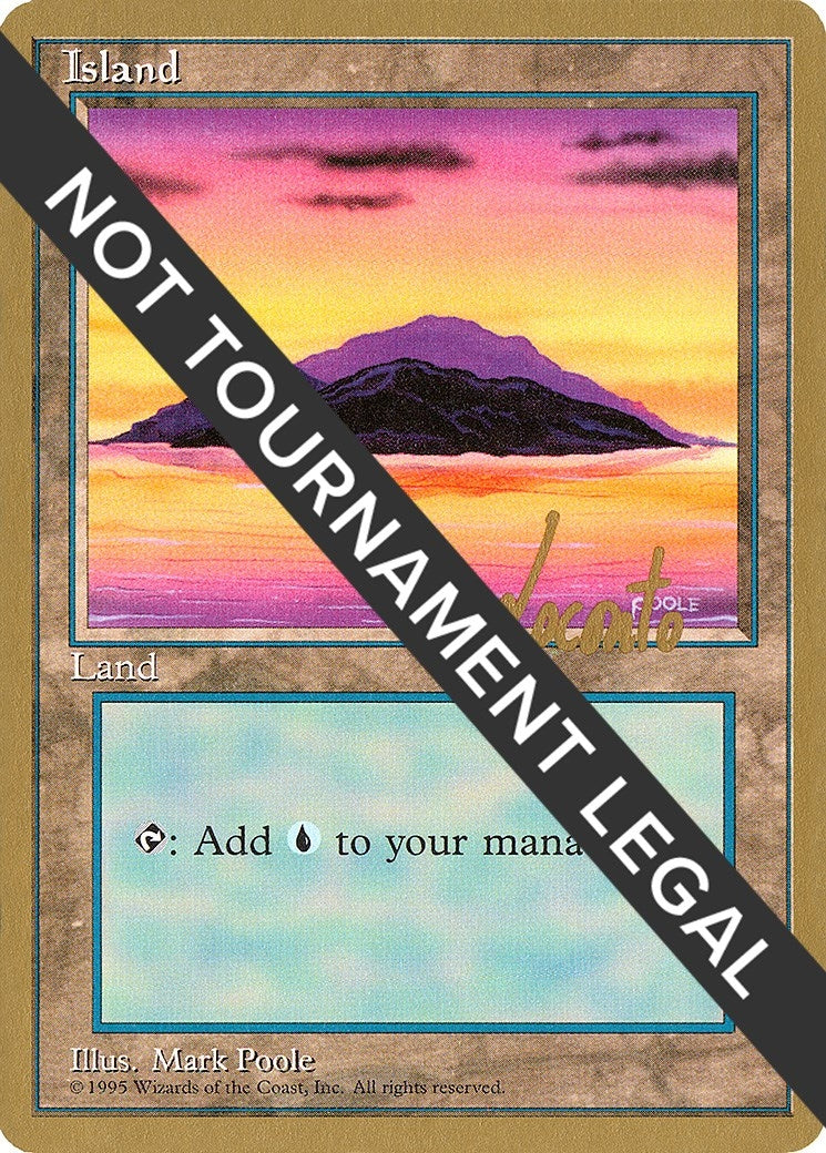 Image for Island (A) - 1996 Michael Loconto (4ED) [World Championship Decks] - Magic: The Gathering