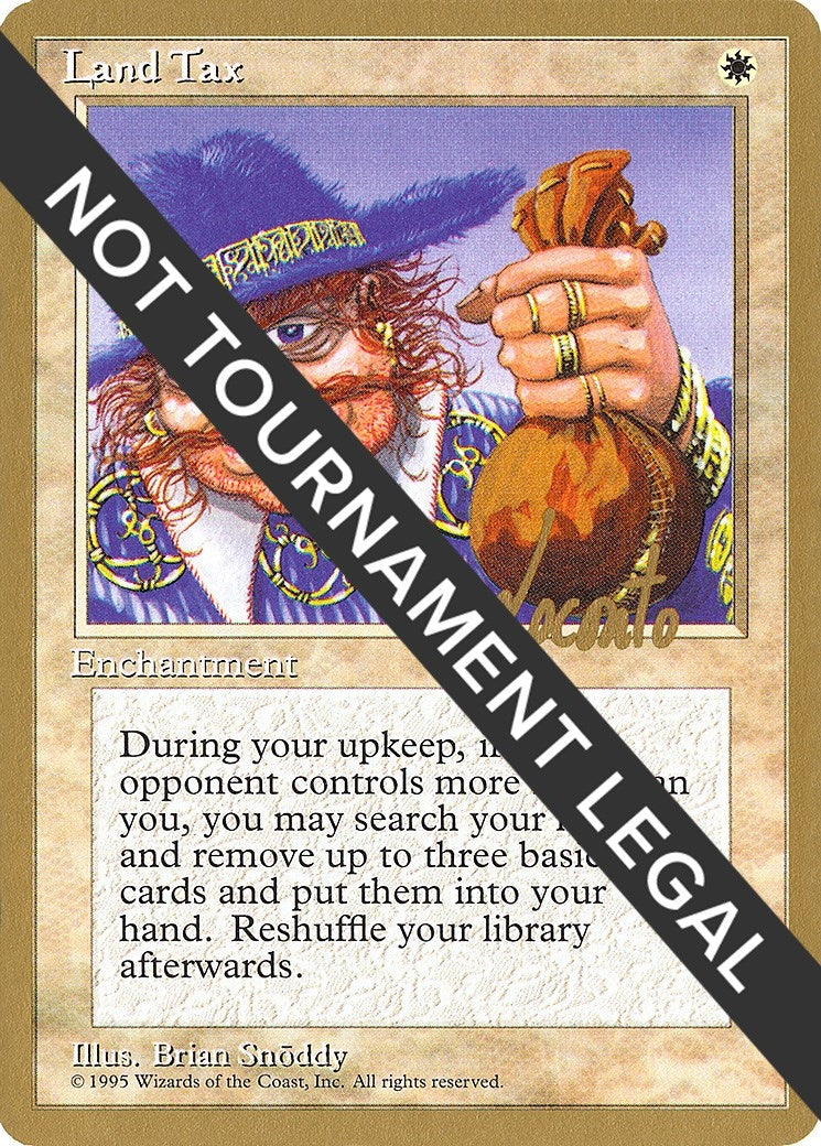 Image for Land Tax - 1996 Michael Loconto (4ED) [World Championship Decks] - Magic: The Gathering