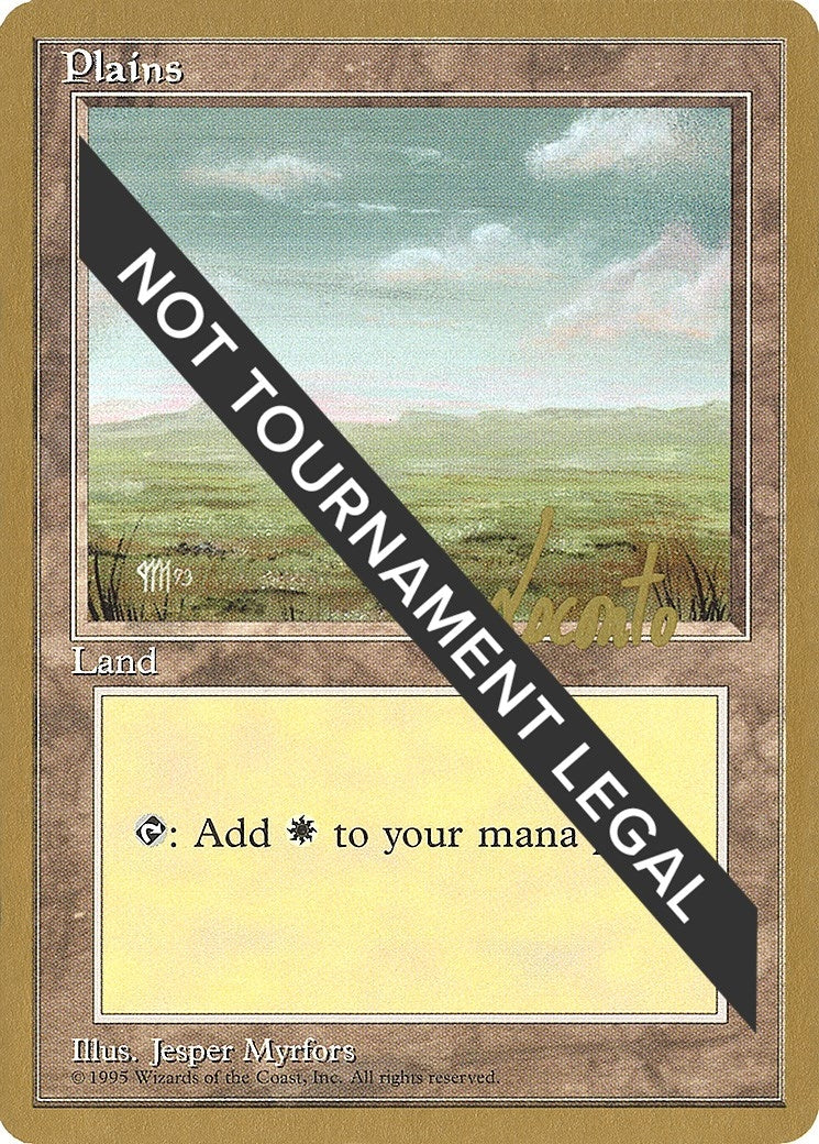 Image for Plains (C) - 1996 Michael Loconto (4ED) [World Championship Decks] - Magic: The Gathering