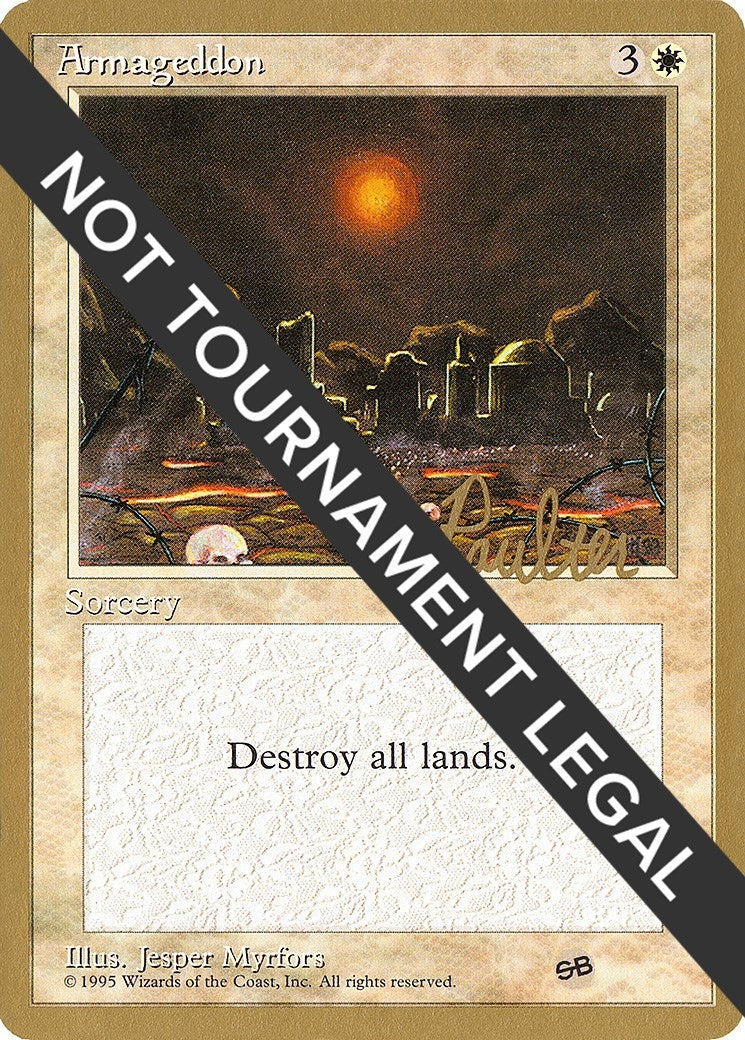 Image for Armageddon - 1996 Preston Poulter (4ED) (SB) [World Championship Decks] - Magic: The Gathering
