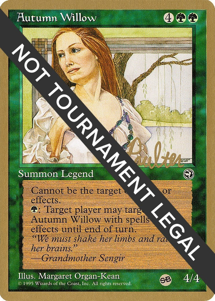 Image for Autumn Willow - 1996 Preston Poulter (HML) (SB) [World Championship Decks] - Magic: The Gathering