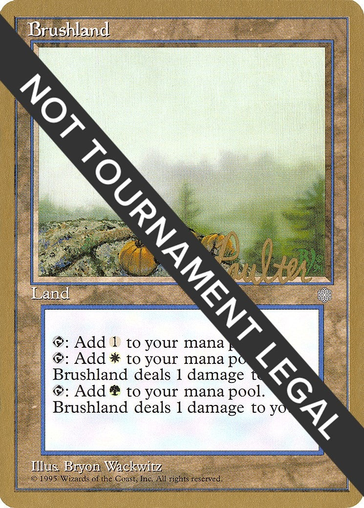 Image for Brushland - 1996 Preston Poulter (ICE) [World Championship Decks] - Magic: The Gathering