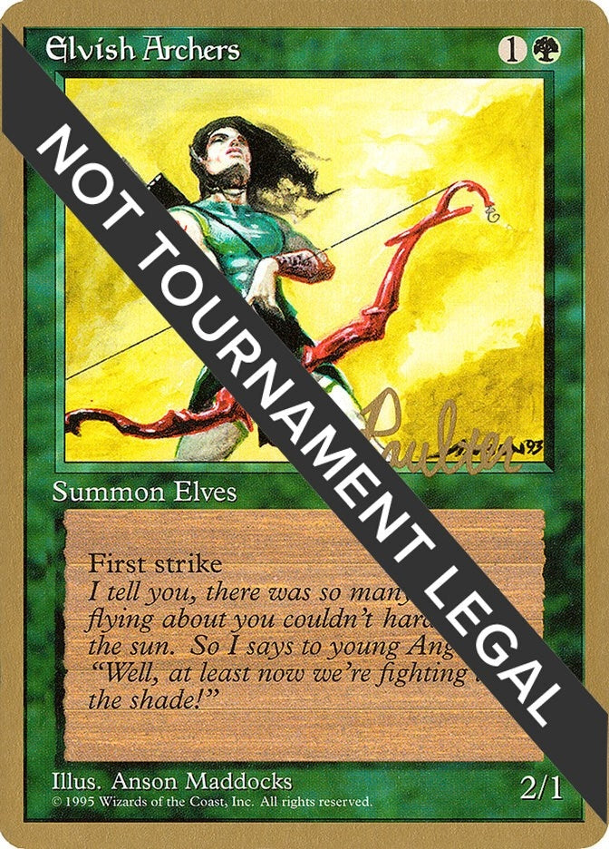 Image for Elvish Archers - 1996 Preston Poulter (4ED) [World Championship Decks] - Magic: The Gathering