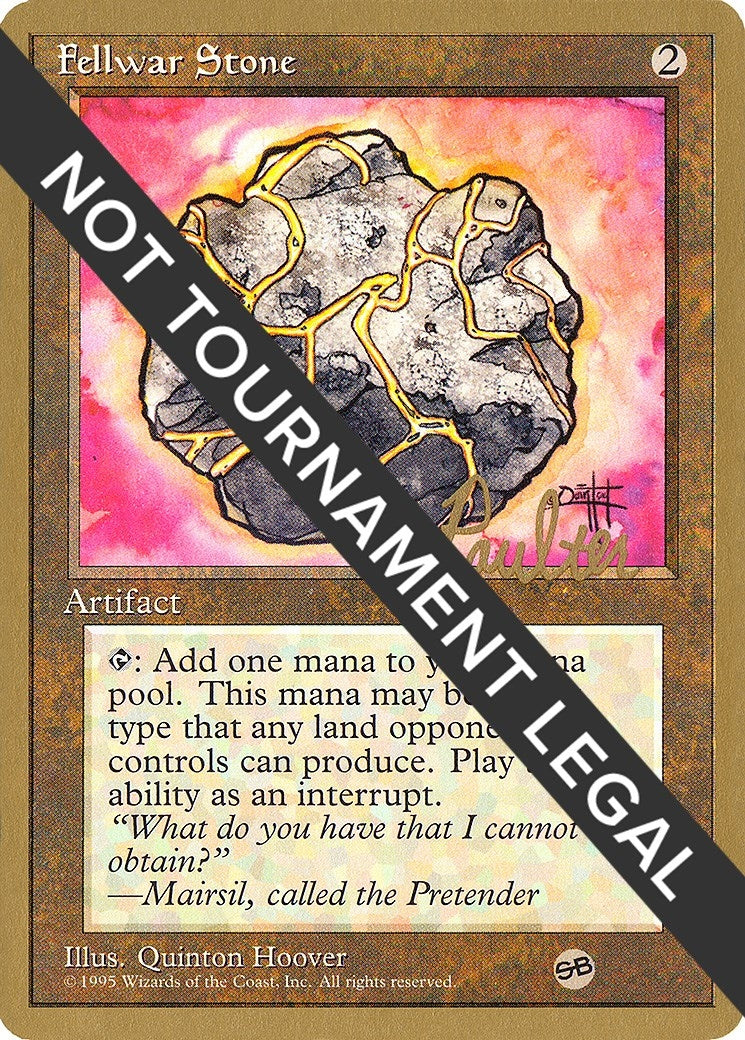 Image for Fellwar Stone - 1996 Preston Poulter (4ED) (SB) [World Championship Decks] - Magic: The Gathering