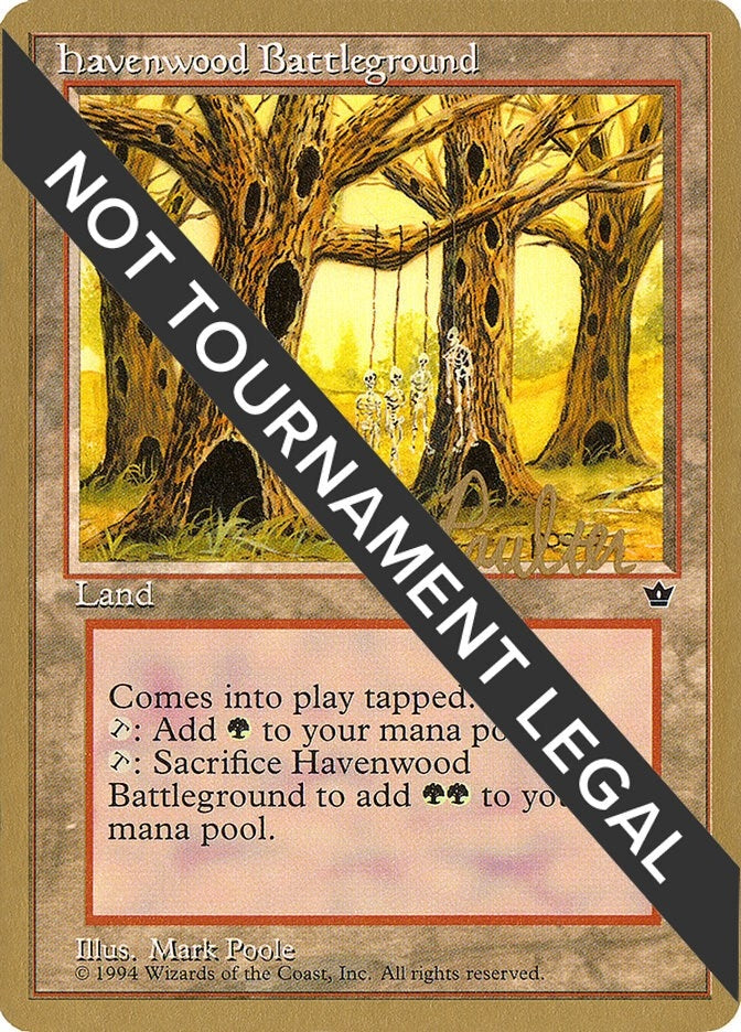 Image for Havenwood Battleground - 1996 Preston Poulter (FEM) [World Championship Decks] - Magic: The Gathering