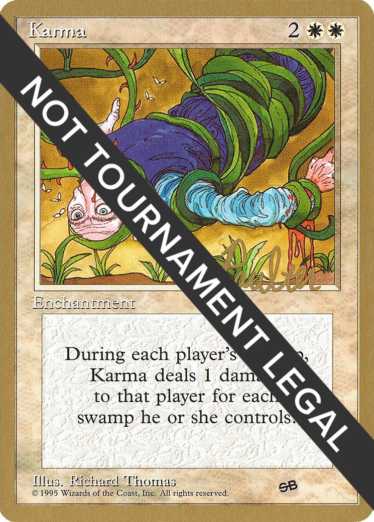 Image for Karma - 1996 Preston Poulter (4ED) (SB) [World Championship Decks] - Magic: The Gathering