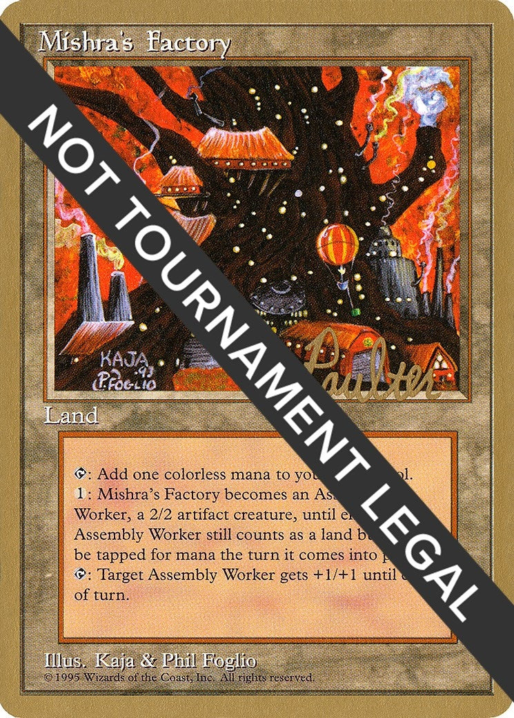 Image for Mishra's Factory - 1996 Preston Poulter (4ED) [World Championship Decks] - Magic: The Gathering