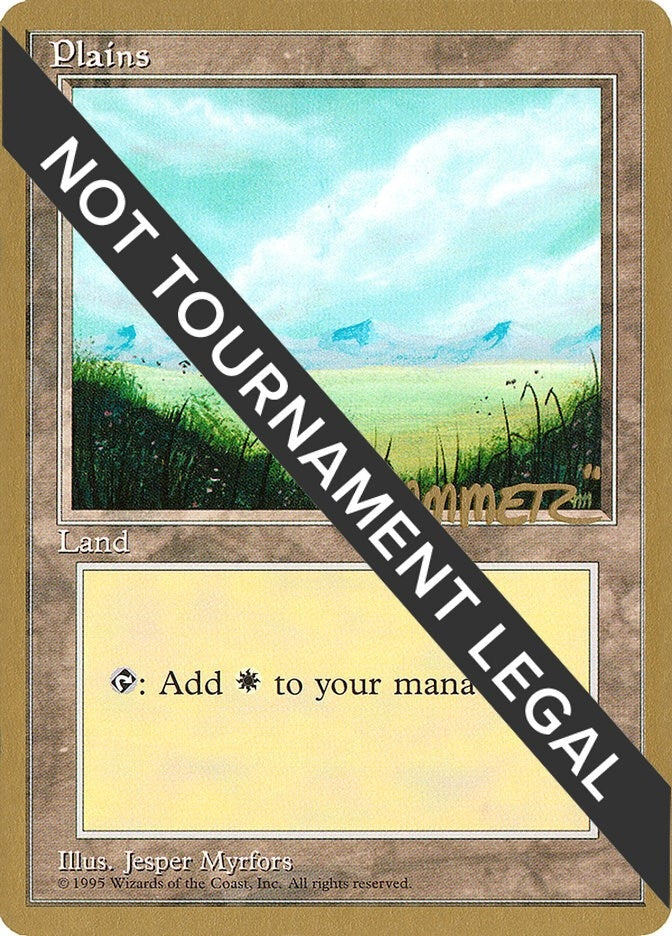 Image for Plains (A) - 1996 Preston Poulter (4ED) [World Championship Decks] - Magic: The Gathering
