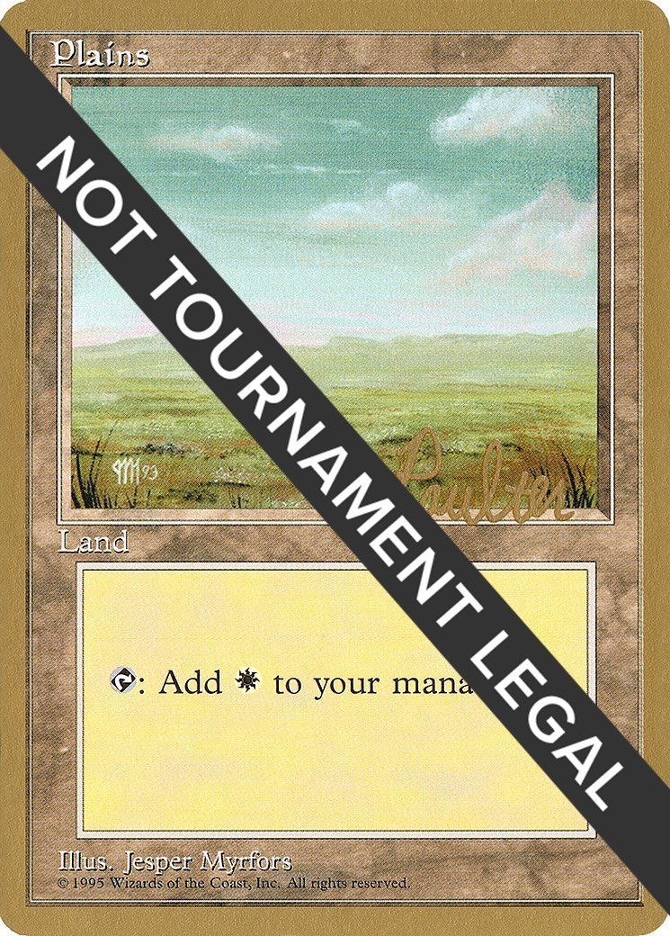 Image for Plains (C) - 1996 Preston Poulter (4ED) [World Championship Decks] - Magic: The Gathering