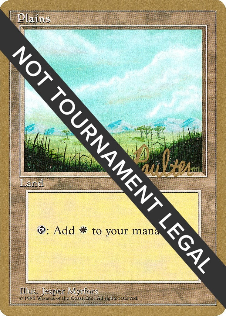 Image for Plains (B) - 1996 Preston Poulter (4ED) [World Championship Decks] - Magic: The Gathering