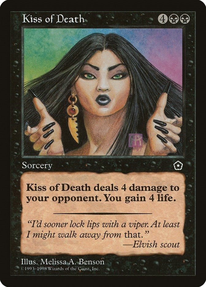 Image for Kiss of Death [Portal Second Age] - Magic: The Gathering