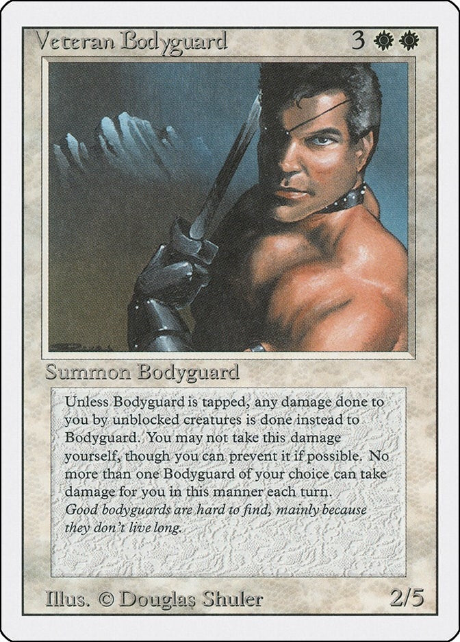 Image for Veteran Bodyguard [Revised Edition] - Magic: The Gathering