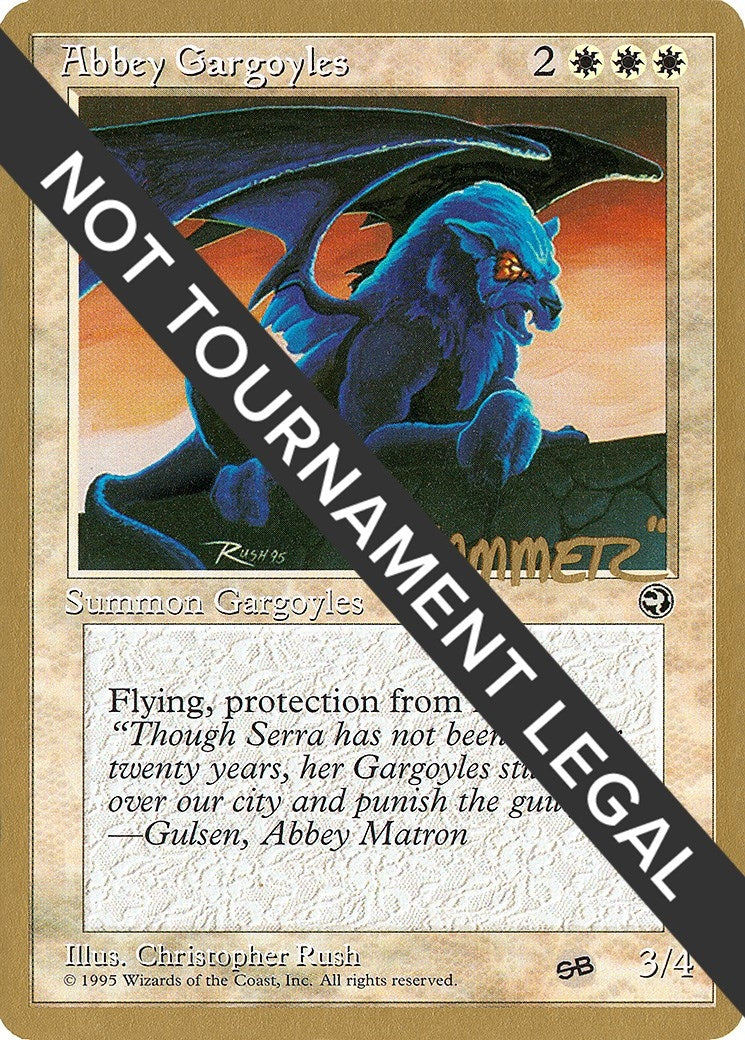 Image for Abbey Gargoyles - 1996 Shawn "Hammer" Regnier (HML) (SB) [World Championship Decks] - Magic: The Gathering
