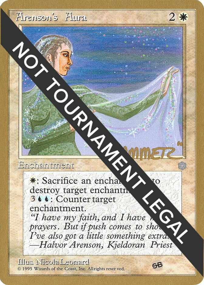 Image for Arenson's Aura - 1996 Shawn "Hammer" Regnier (ICE) (SB) [World Championship Decks] - Magic: The Gathering